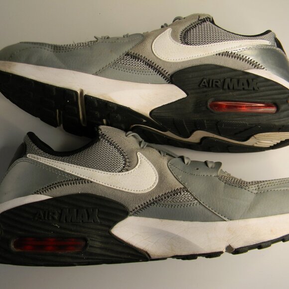 Mens Nike Air Max Excee Particle Gray\White\Black\Red Shoes Size 11 CD4165-009 - Picture 5 of 12